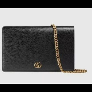 Gucci Marmont wallet on chain bag